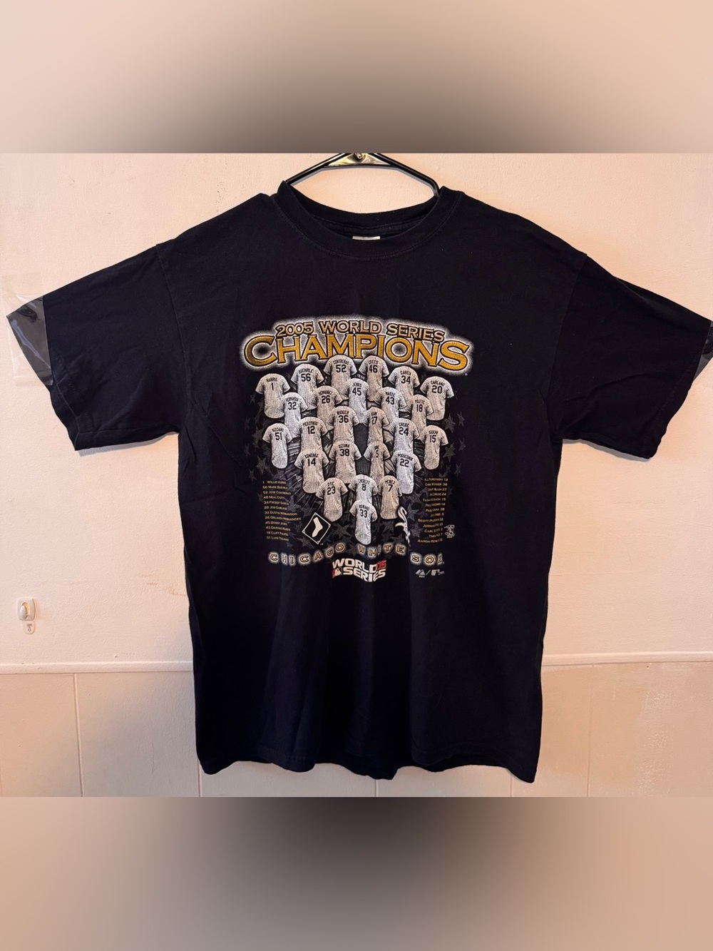 Vintage 2005 Chicago White Sox World Series Champions T Shirt Mens Medium